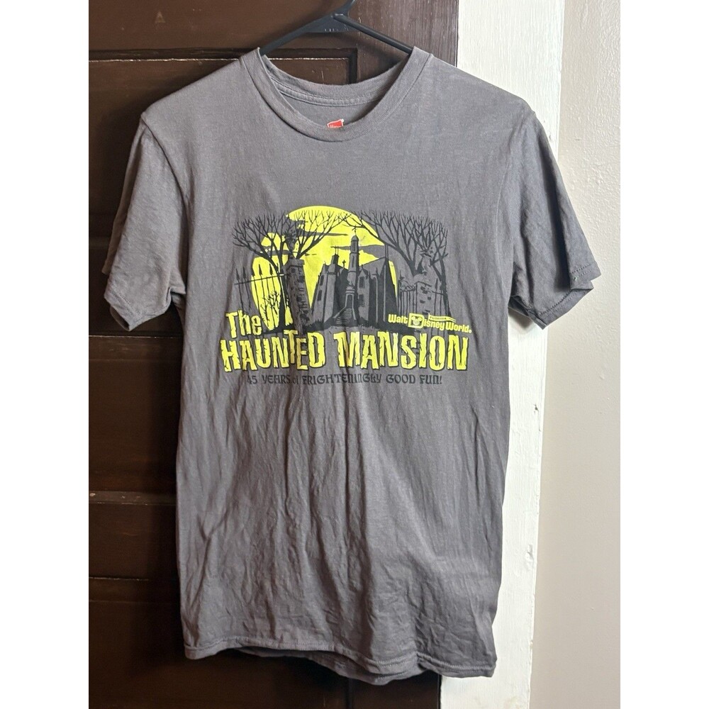 Disney Haunted Mansion T Shirt Mens Small Gray Walt Disney World Tee
